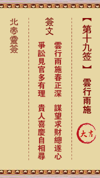 云行雨施