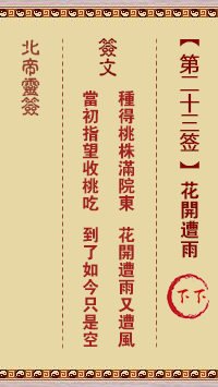 花开遭雨
