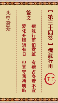 病龙行雨