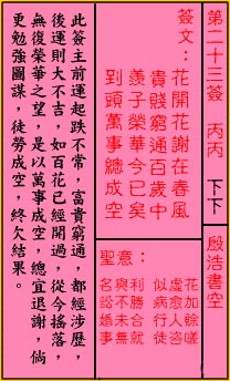 殷浩书空