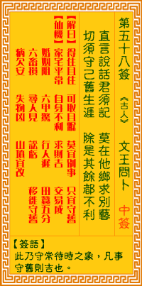 文王问卜