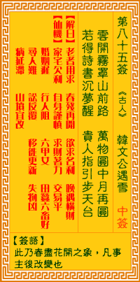 韩文公遇雪