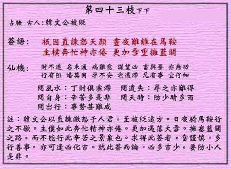韩文公被贬
