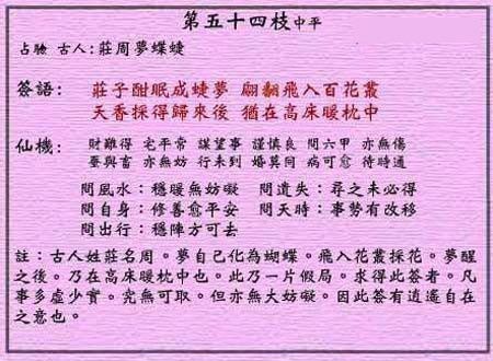 庄周梦蝶蜨