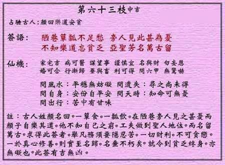 颜回乐道安贫