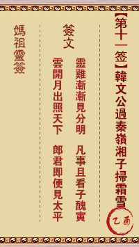 韩文公过秦岭湘子扫霜雪