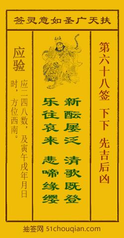 先吉后凶
