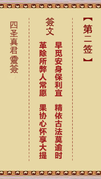 第2签