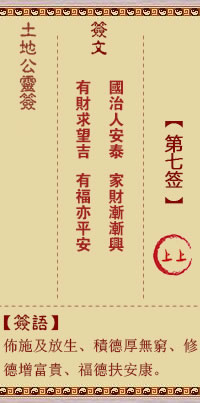 第7签