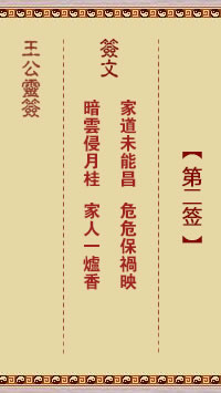 家道未能昌、危危保祸映