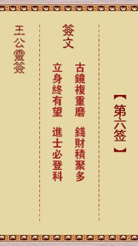 古镜复重磨、钱财积聚多