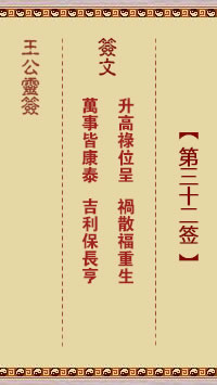 升高禄位呈、祸散福重生