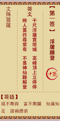 浮屠难登