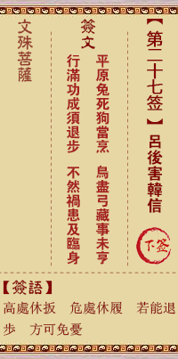 吕后害韩信