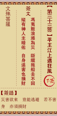 平王江上遇狂风