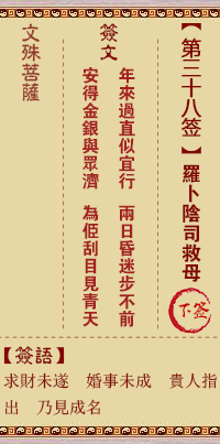 罗卜阴司救母