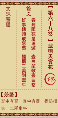 武则天赏花