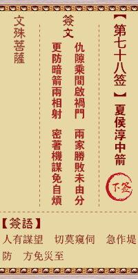 夏侯淳中箭