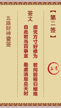 第2签