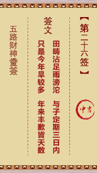 第26签