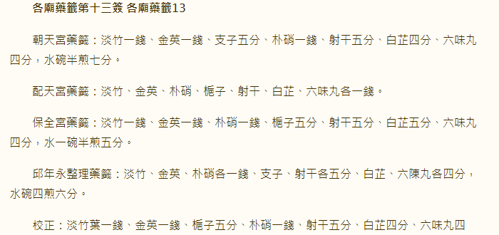 第13签