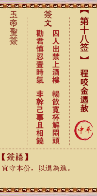 程咬金遇赦