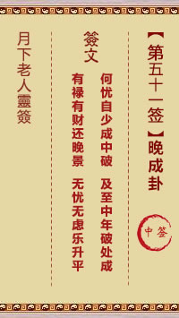 晚成卦