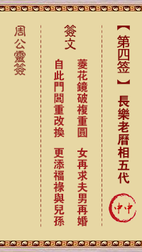 长乐老历相五代