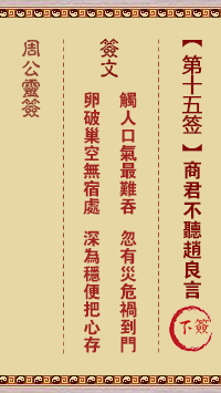 商君不听赵良言