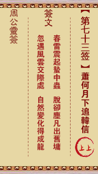 萧何月追韩信