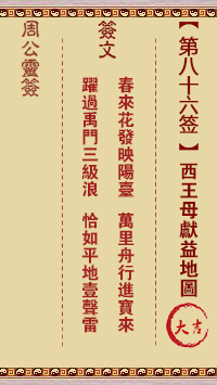 西王母献益地图