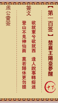 楚襄王阳台梦醒