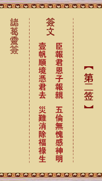 第2签