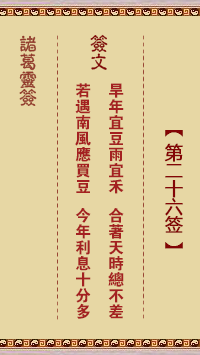 第26签