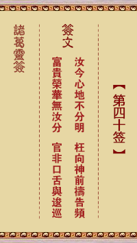 第40签